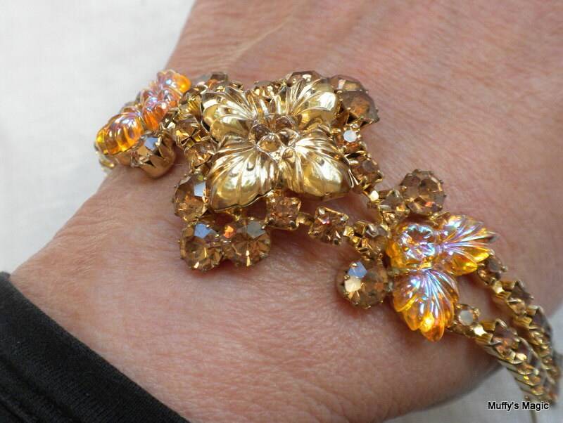 Edles Armband Fasching Glas Geformt Strass von lauraab51