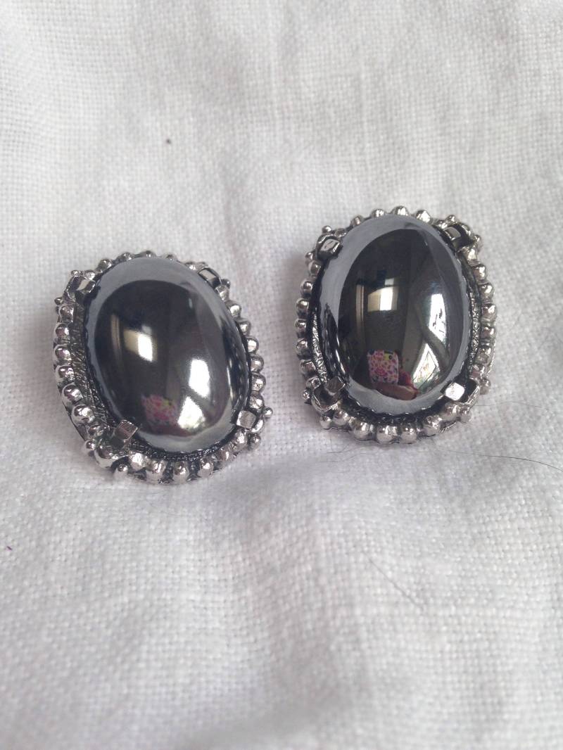 Hemitate Ohrringe Whiting Und Davis Silber Ton Einstellung von lauraab51