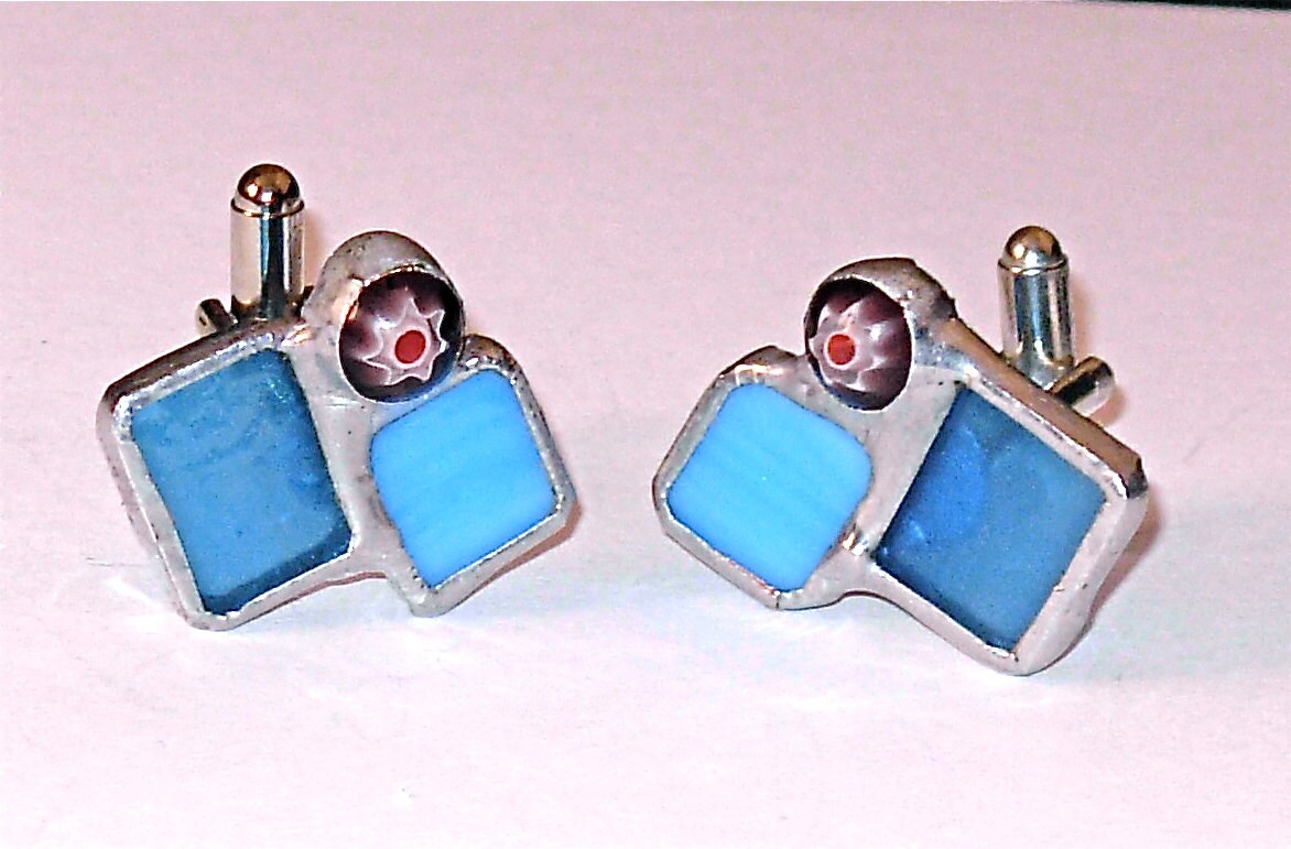 Glasmalerei Manschettenknöpfe | Manschette Links von laurapadoan