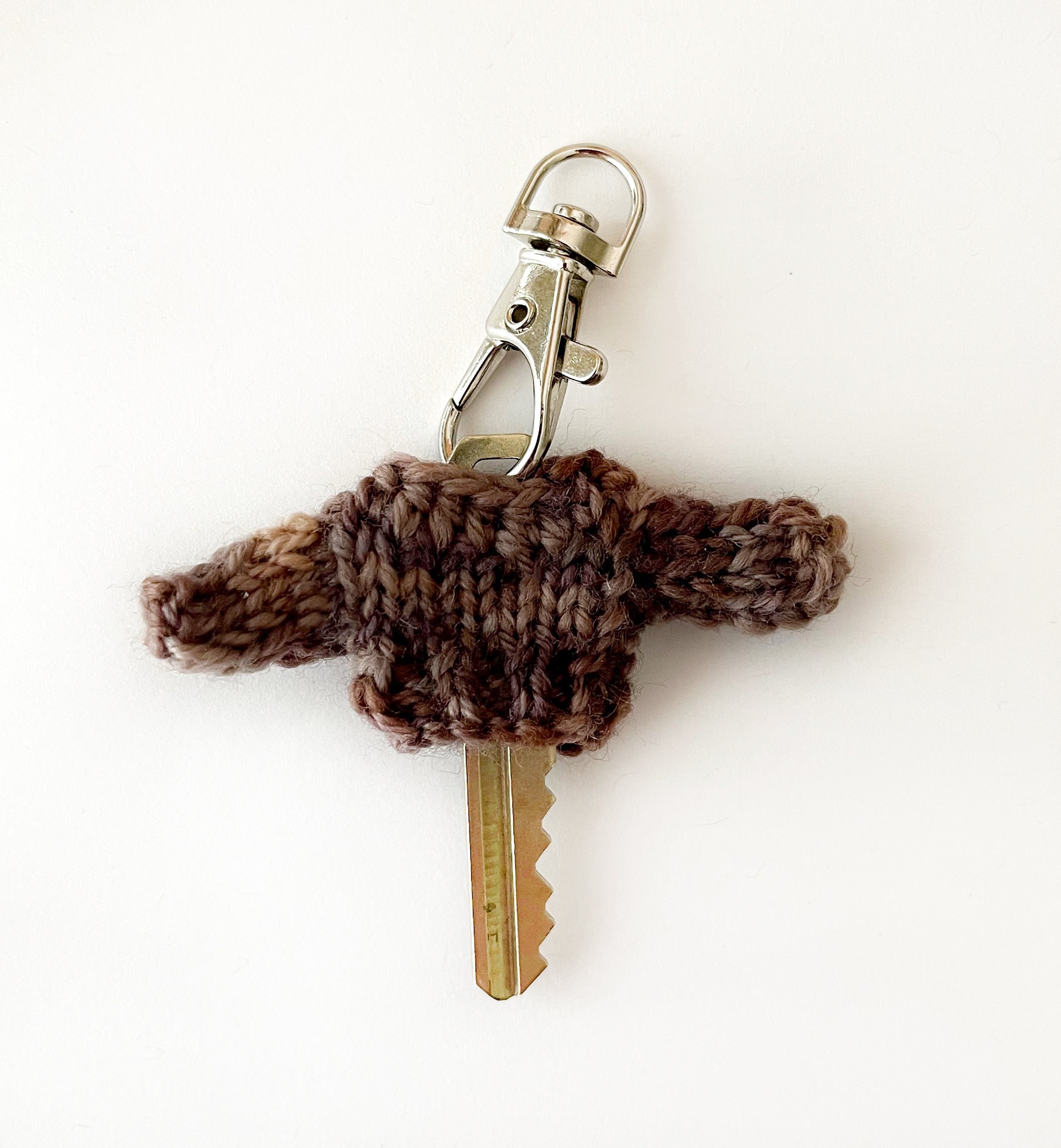 Schlüsselpullover - 2, 5 cm Über Der Brust Brauner Tweed Handgemachter Kleiner Pullover Einzigartiges Geschenk Für Schlüssel Schlüsselabdeckung Schlüsselpullover - 2, 5 cm Über Der Brust Brauner Tweed Handgemachter Kleiner Pullover Einzigartiges Geschenk Für Schlüssel Schlüsselabdeckung von lauraprilltoo