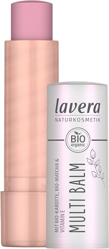 lavera Multi Balm Cloudy Pink 02 - intensive Farbe - frischer Glow - müheloses Verblenden - für Augen, Lippen & Wangen - vegan - Naturkosmetik - 4,9 g von lavera