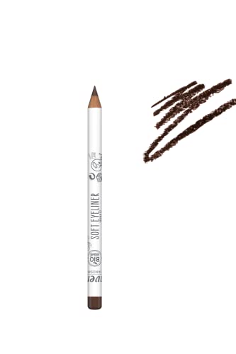 lavera Soft Eyeliner - Brown 02 - Naturkosmetik - Komfortable Anwendung - Frei von Silikonen - Frei von Mineralöl - Vegan - Bio-Jojobaöl & Bio-Sonnenblumenöl - 1,14g von lavera