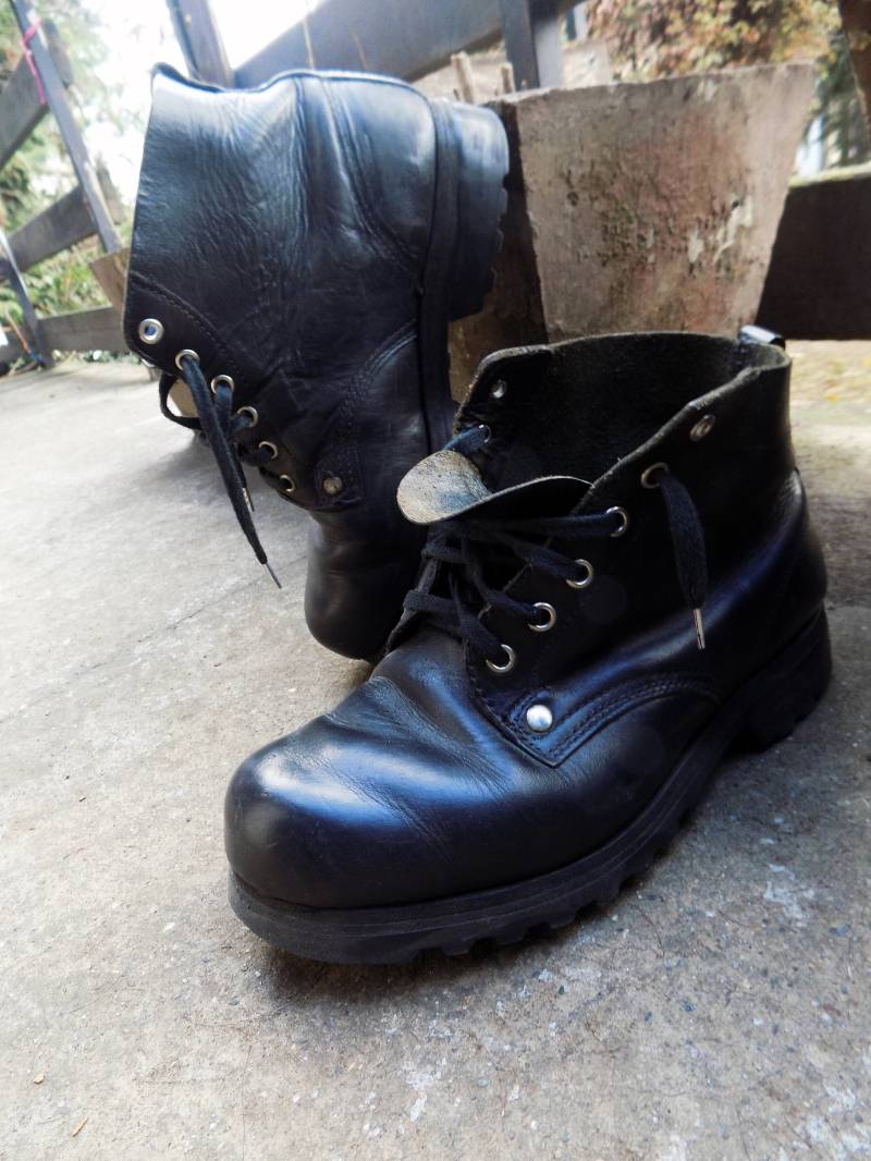 Arbeiterklasse Hero - Vntg Herren Arbeitsschuhe/Jugoslawien 1966 von lavirintArt