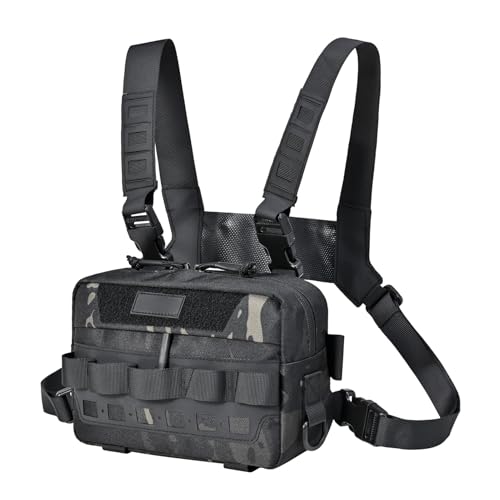 laxreheye Fliegenfischtasche, Brusttasche für den Außenbereich | leichte Weste für Angelausrüstung für Männer und Frauen, für Training, Jagd, Radfahren, Wandern und, Schwarz , Se référer au descriptif laxreheye Fliegenfischtasche, Brusttasche für den Außenbereich | leichte Weste für Angelausrüstung für Männer und Frauen, für Training, Jagd, Radfahren, Wandern und, Schwarz , Se référer au descriptif von laxreheye