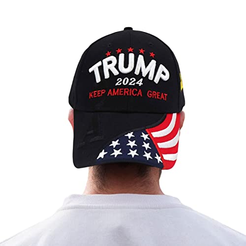 Trump Hat 2024,Dona-ld Trump Baseball Cap,Präsident Trump 2024 Keep America Great Campaign Hat,Verstellbare Snap Back Lustige Trump Hut,Make America Great Again Cap,Unisex Hip Hop Hut Kappe von layue