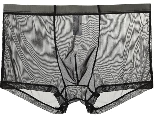 lclvld Herren Sexy Boxershorts Hosen Sheer Durchsichtig Unterhose Dessous Sexy Transparente Unterhose von lclvld