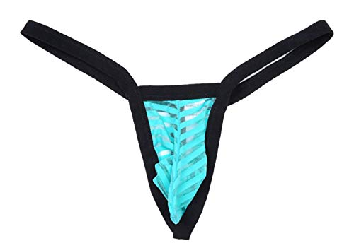 lclvld Herren Slips Mesh String Männer Tanga Mini Thong Low Rise G-String Atmungsaktives Unterwäsche Erotik Dessous Höschen von lclvld