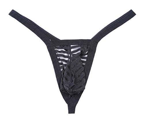 lclvld Herren Slips Mesh String Männer Tanga Mini Thong Low Rise G-String Atmungsaktives Unterwäsche Erotik Dessous Höschen von lclvld