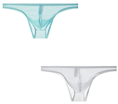 lclvld Herren Slips Transparent Erotik Briefs Low Rise Slips Atmubgsaktiv Sexy Jockstrap Sortunterwäsche Slips von lclvld