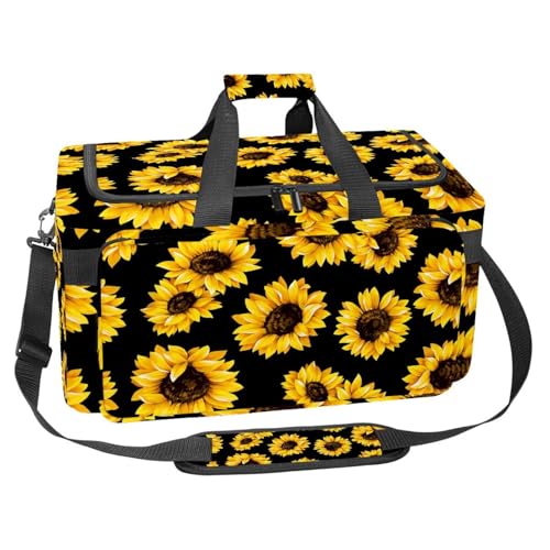 lcndlsoe Großer Sport-Turnbeutel, 30 l, Seesack für Reisen, Workout, Fitness & Sport – Happy Cartoon Dinosaurier Hintergrund, Mehrfarbig 12, 25x48x26cm/9.84x18.9x10.24in, Taschen-Organizer von lcndlsoe