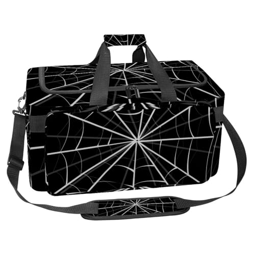 lcndlsoe Großer Sport-Turnbeutel, 30 l, Seesack für Reisen, Workout, Fitness & Sport – Happy Cartoon Dinosaurier Hintergrund, Mehrfarbig 5, 25x48x26cm/9.84x18.9x10.24in, Taschen-Organizer von lcndlsoe