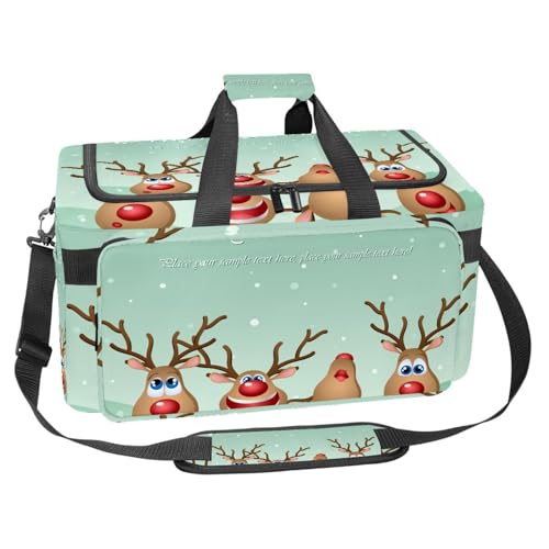 lcndlsoe Großer Sport-Turnbeutel, 30 l, Seesack für Reisen, Workout, Fitness & Sport – Weihnachts-Schneemann-Design, Mehrfarbig 6, 25x48x26cm/9.84x18.9x10.24in, Taschen-Organizer von lcndlsoe