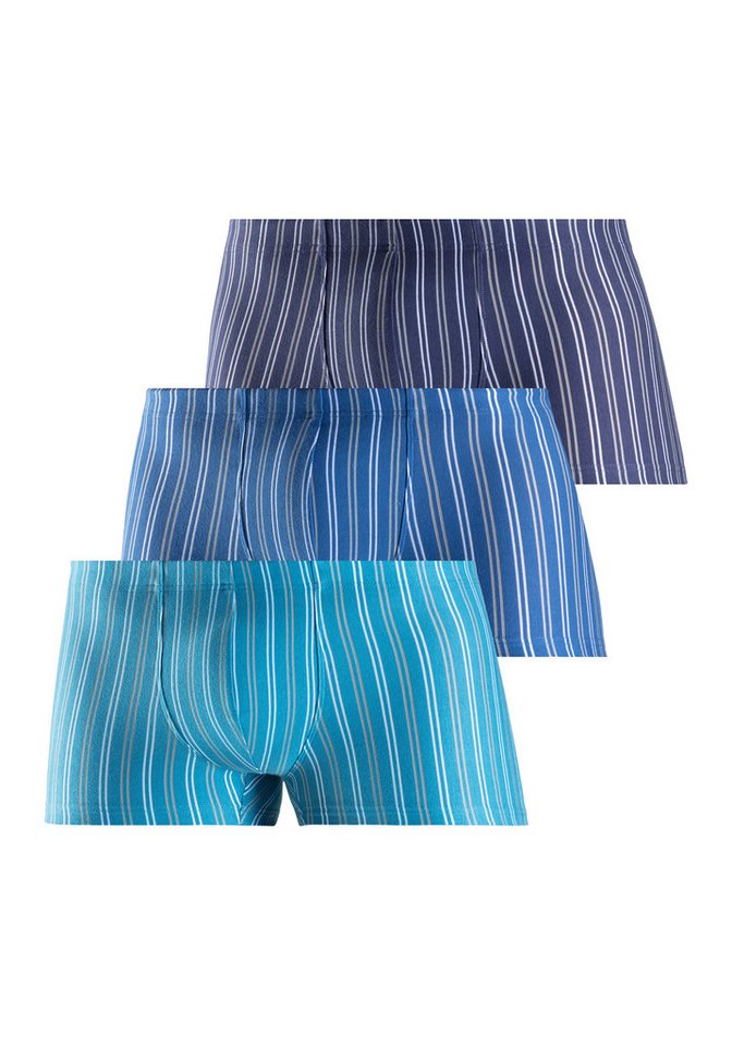 le jogger® Boxer Boxershorts für Herren (Packung, 3-St) mit garngefärbten Streifen von le jogger®