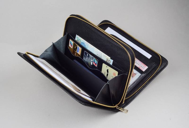 Ipad Tasche Aus Schwarzem Leder Mit Griff Business Portfolio Ipad Tasche Aus Schwarzem Leder Mit Griff Business Portfolio von leathercase