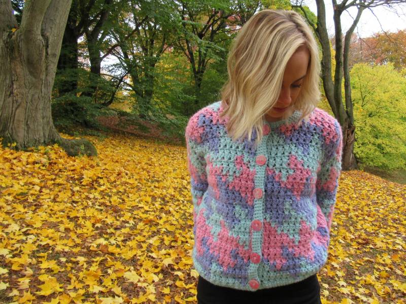 Handgemachte Strickjacke, Sperrige, Größe S, Pullover, Flieder, Rosa, Aqua, Sperrige Winter Warme Pullover Handgemachte Strickjacke, Sperrige, Größe S, Pullover, Flieder, Rosa, Aqua, Sperrige Winter Warme Pullover von leckaleigh