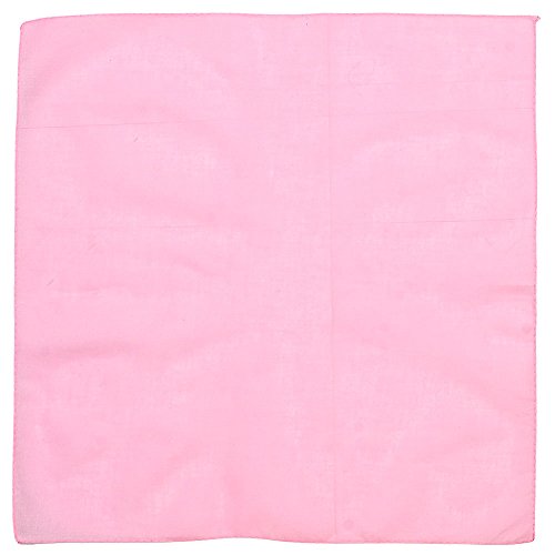 ledermodefashion Unifarben Bandana Tuch versch Farben 100% Baumwolle Kopftuch Halstuch rosa von ledermodefashion