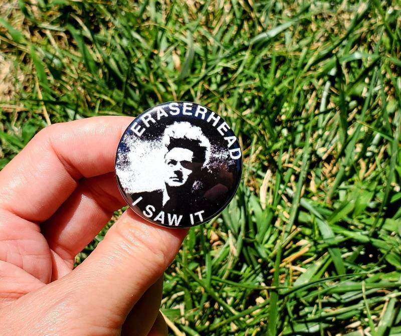 Eraserhead Promo Anstecker von leftcoastcasual