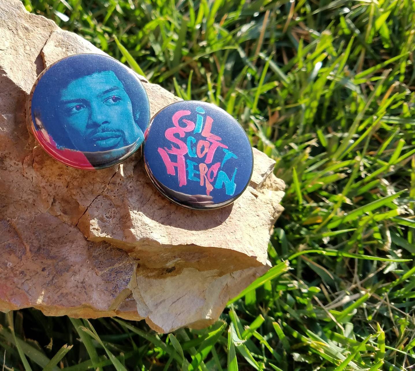 Gil Scott Reiher Pin Set von leftcoastcasual