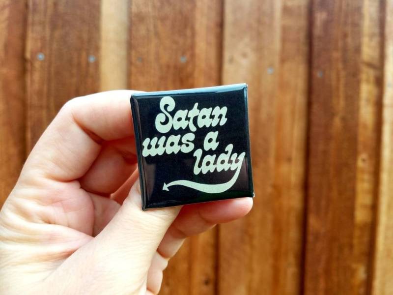 Lady Satan Pin von leftcoastcasual