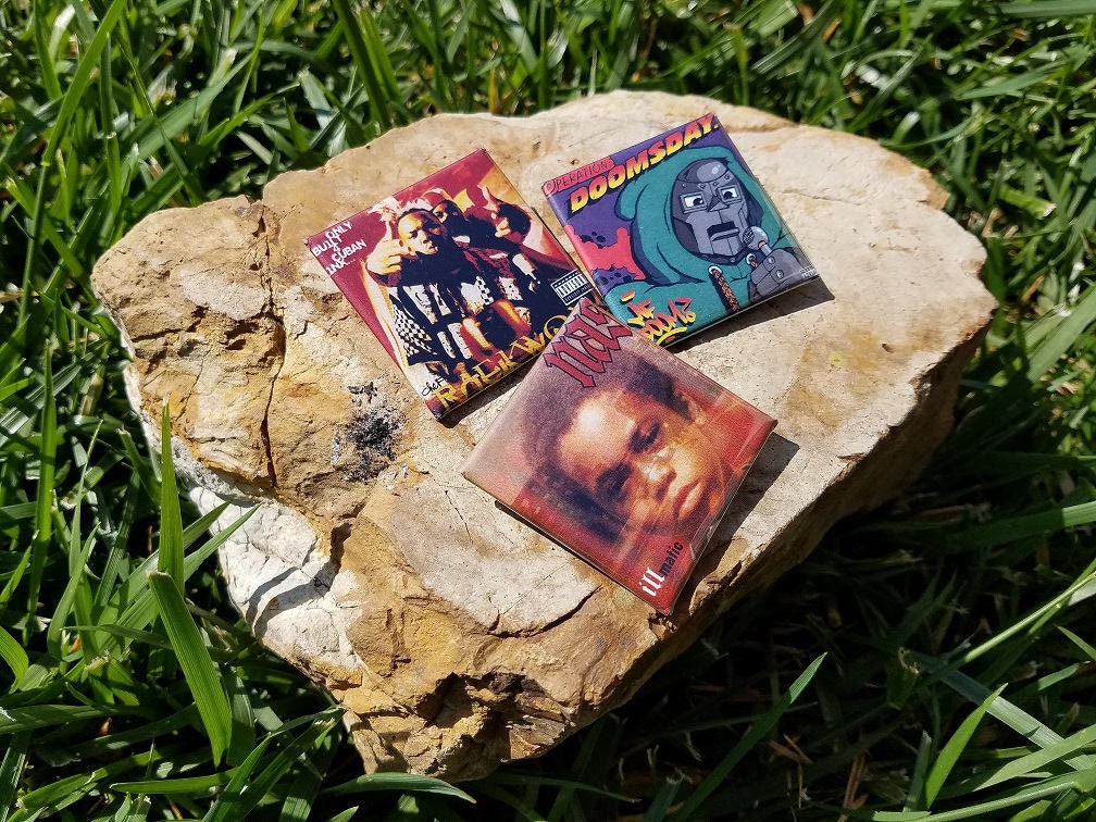 Super Lyrical Album Cover Pin-Set von leftcoastcasual