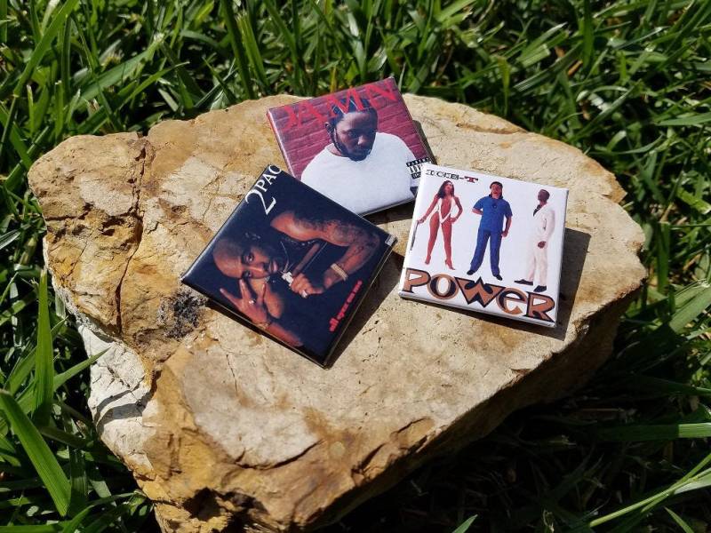 West Coast Album Cover Pin Set von leftcoastcasual