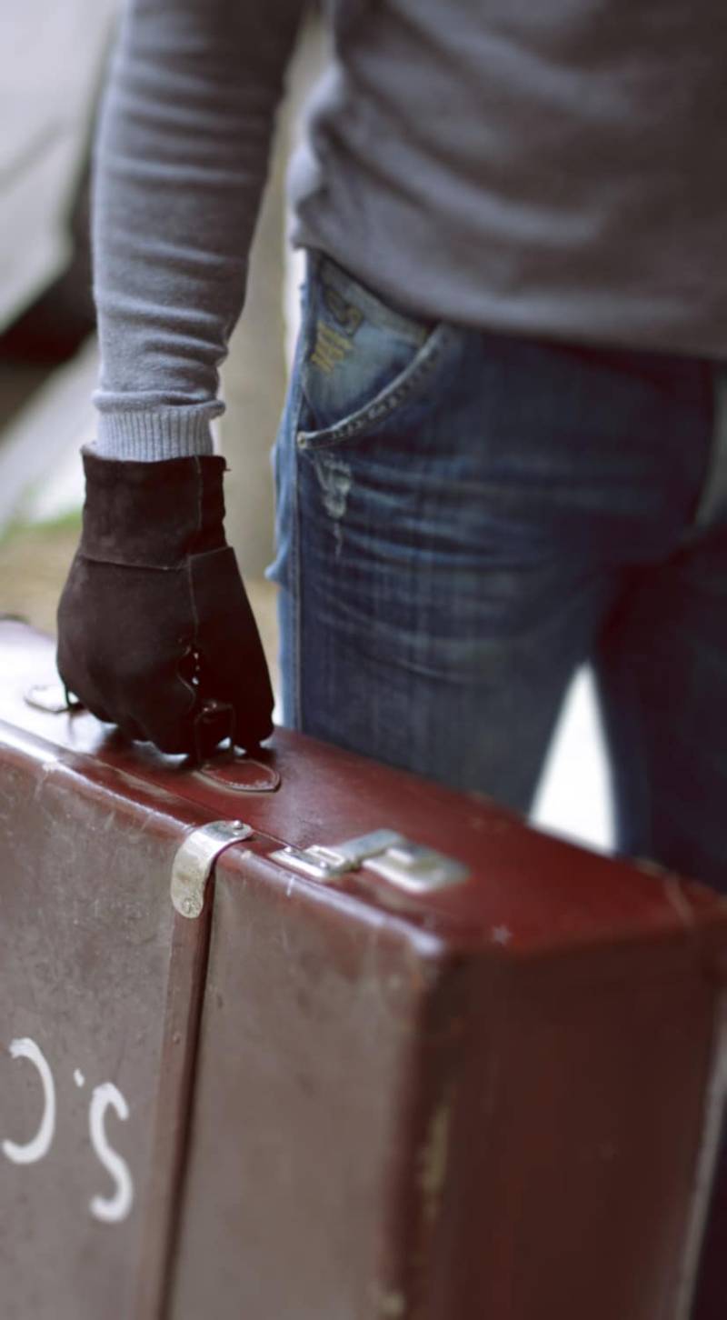 Herren Lederhandschuhe Aus Braunem Schaffellleder Und Innen Weichem Fell. Total Handgefertigt, Wirklich Warm Stylisch, Ein Tolles Geschenk Für Ihn von lefushop