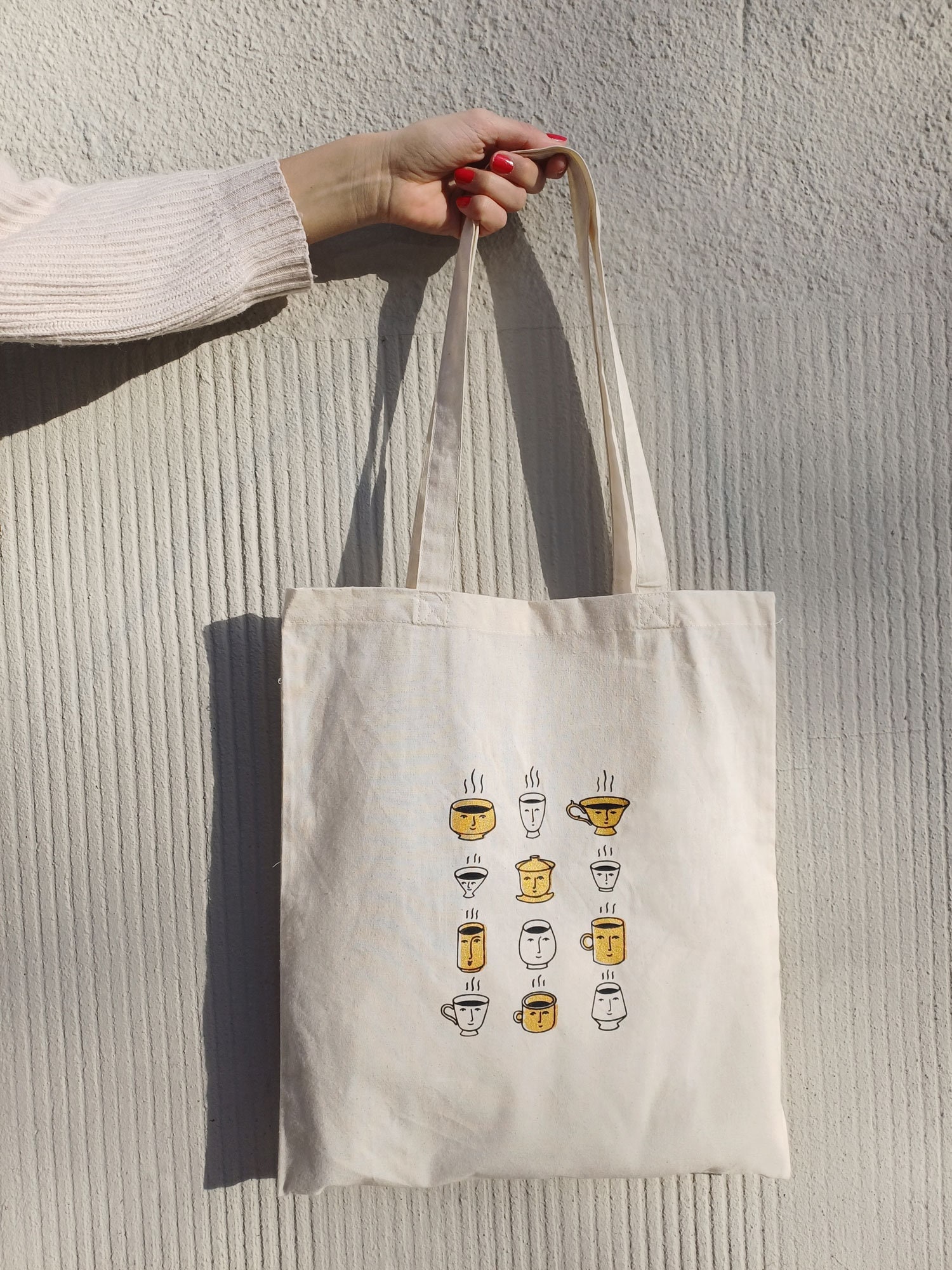 Happy Cups - Tragetasche Mit Siebdruck Happy Cups - Tragetasche Mit Siebdruck von legiovanne