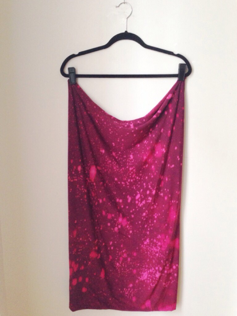 Bleichen Splatter Schal Rosa Galaxy von legitbabes