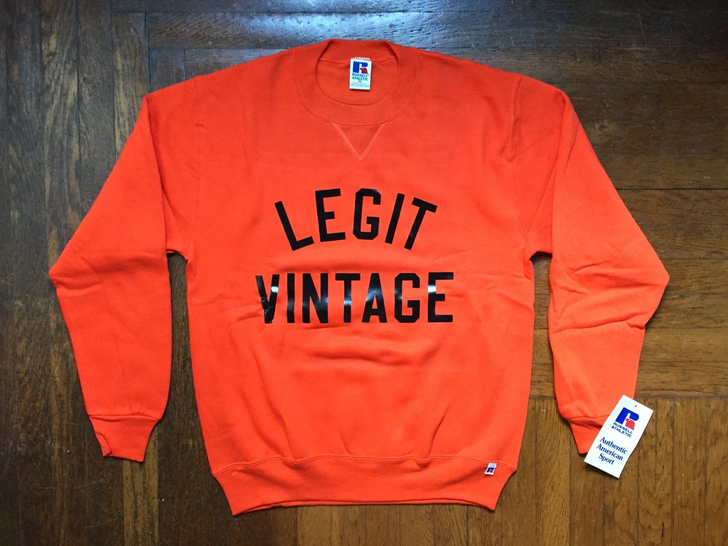 Legit Vintage X Russell Sportlich Crewneck Sweatshirt Herren Größe Medium Deadstock Nwt 90S Made in Usa von legitvintage