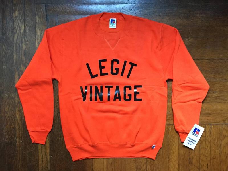 Legit Vintage X Russell Sportlich Crewneck Sweatshirt Herren Größe Medium Deadstock Nwt 90S Made in Usa von legitvintage