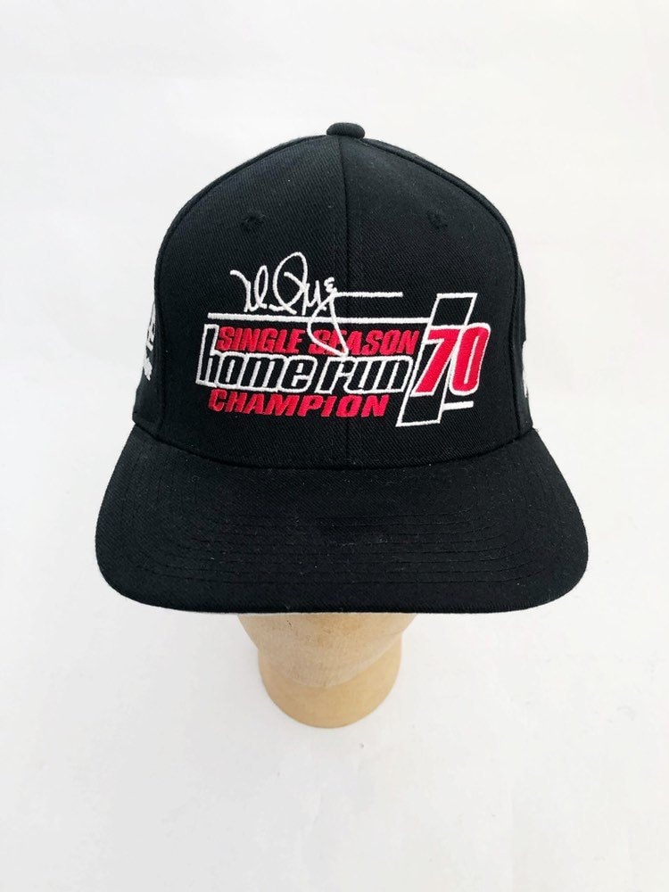Vintage Mark Mcgwire Home Run Schallplatte New Era Snapback Hat 70 Deadstock Nwt Erwachsene Osfa 1998 von legitvintage