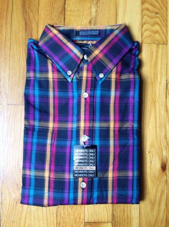 Vintage-Mitglieder Nur Beschichtet Hemd Mens Größe Groß von legitvintage