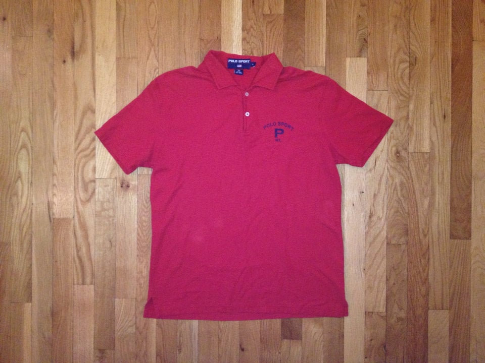 Vintage-Polo Sport Ralph Lauren Polo Herrengröße Große 90Er Jahre von legitvintage