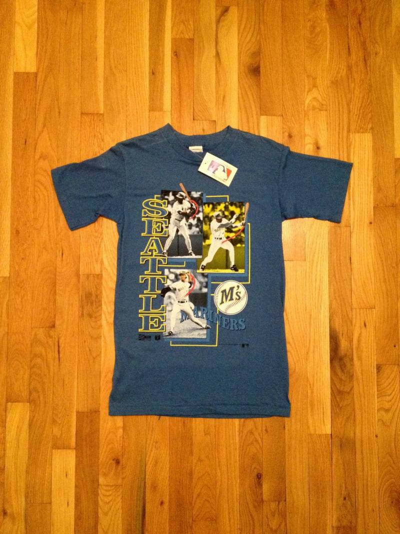 Vintage Seattle Mariners Salem Sport T-Shirt Ken Griffey Jr. Größe Small 1990 Deadstock Neu Mit Etikett von legitvintage