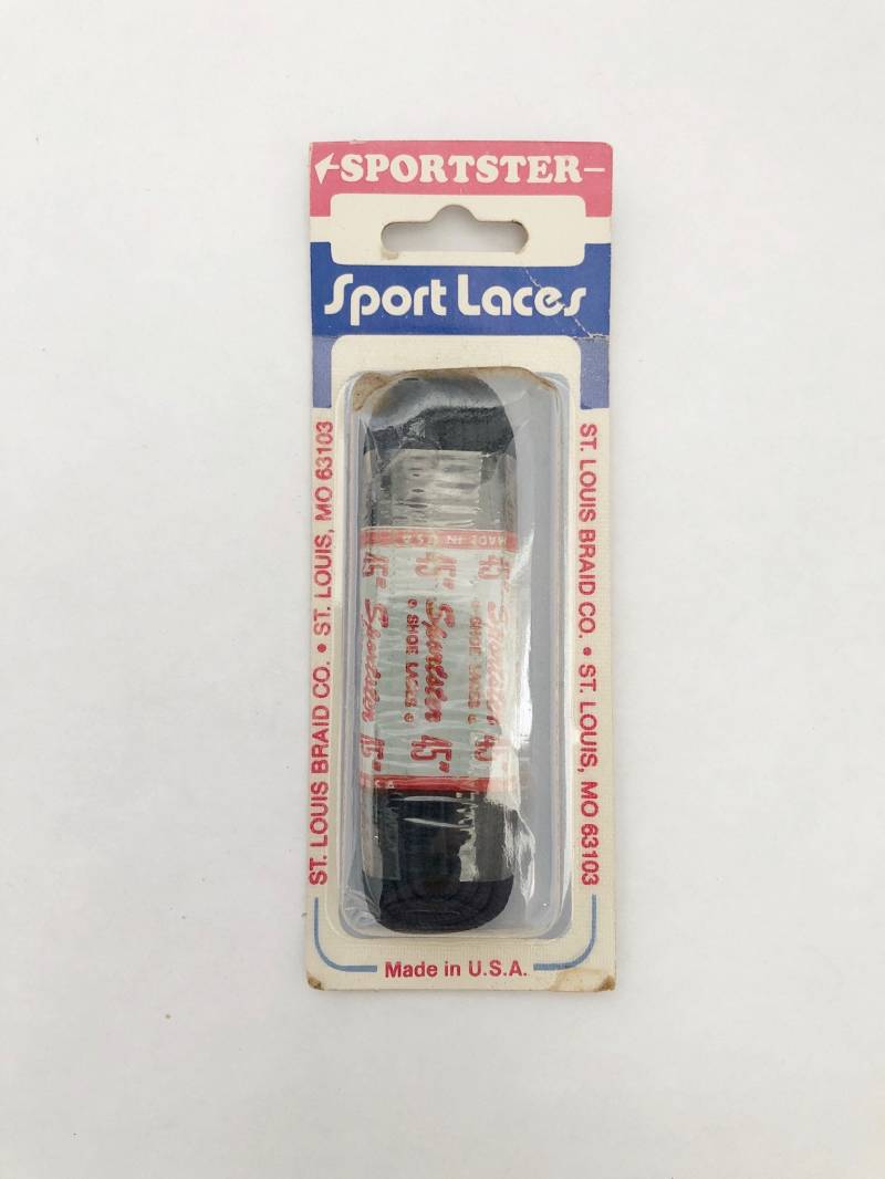 Vintage Sportster Athletik Schuh Schnürsenkel 45" Deadstock Nip 80Er Jahre Made in Usa von legitvintage