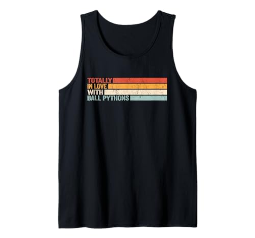Totally In Love With Ball Pythons im Retro-Look für Damen Tank Top Totally In Love With Ball Pythons im Retro-Look für Damen Tank Top von legless reptiles Ball Python vintage royal python