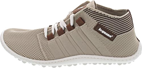 leguano Beat - Leichter und Flexibler Unisex Damen und Herren Barfußschuh/Minimalschuh Zero Absatz (Beige, EU Schuhgrößensystem, Erwachsene, Numerisch, M, 36) von leguano
