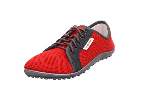 leguano aktiv rot - der sportliche Barfußschuh (rot, Numeric_46) von leguano