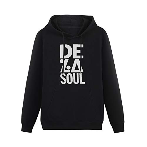 De La Soul - Native Tongues Tribe Called Quest Golden Era Hip Hop NYC Hoodies Long Sleeve Pullover Loose Hoody Sweatershirt Black M von lelei