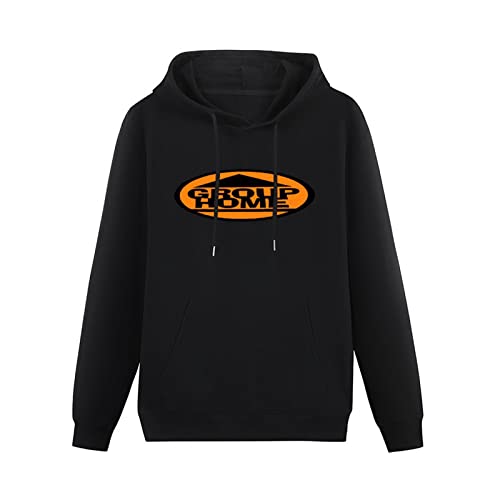Group Home Promo Hip-Hop Gang Starr Hoodies Long Sleeve Pullover Loose Hoody Sweatershirt Black M von lelei