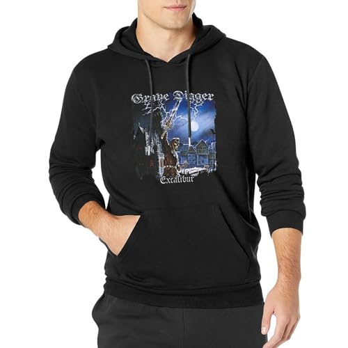 lelei Grave Digger Excalibur Herren-Kapuzenpullover, Schwarz , XXXL von lelei