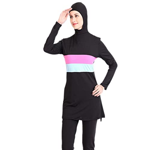 M-uslimische Bademode Badeanzug Full Cover Bescheidene Badebekleidung Modest M-uslim Swimwear Beachwear Burkini Für Damen, M-uslim Islamische Modest Bademode Sets Mit Hijab von lembrd