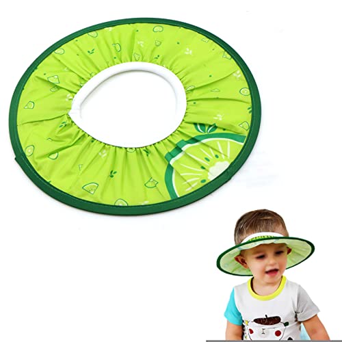 Duschhaube Kinder Baby Badevisier Verstellbarer - Kappe Wasserdicht Cap Shampoo Schutz Shampoo Bade Bad SchüTzen Weiche Kappe Hut Kappe Wasserdicht Innendurchmesser 10 Cm AußEndurchmesser 30 Cm GrüN von lemgyiamz