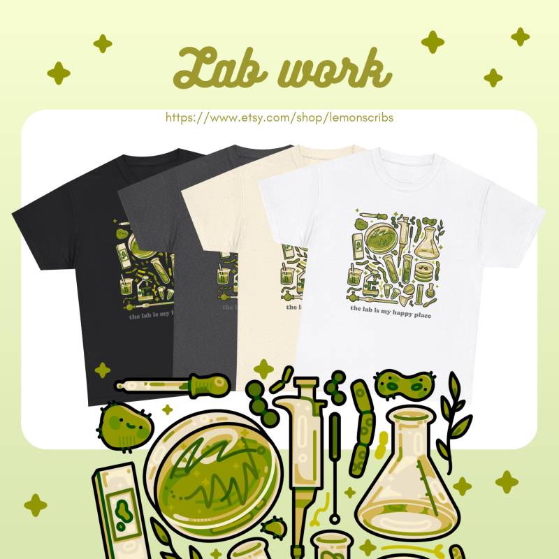 Chemistry/Biology Lab Shirt - Unisex von lemonscribs