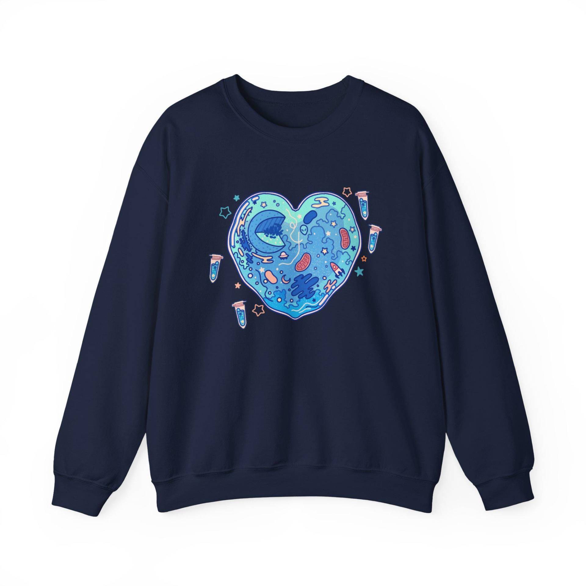 Galaxy Space Microbiology Unisex Sweatshirt, Biology Nerd Aesthetic Crewneck, Celestial Science Lover Gift, Nebula Scientist Apparel Galaxy Space Microbiology Unisex Sweatshirt, Biology Nerd Aesthetic Crewneck, Celestial Science Lover Gift, Nebula Scientist Apparel von lemonscribs
