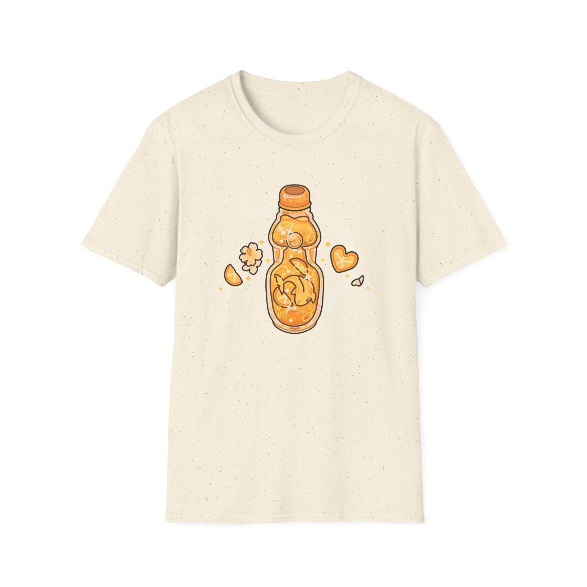 Kawaii Lemon Shark Ramune Bottle Unisex T-Shirt, Cute Marine Biology Nerd Anime Manga Japanese Snack Aesthetic Moon Kawaii Lemon Shark Ramune Bottle Unisex T-Shirt, Cute Marine Biology Nerd Anime Manga Japanese Snack Aesthetic Moon von lemonscribs