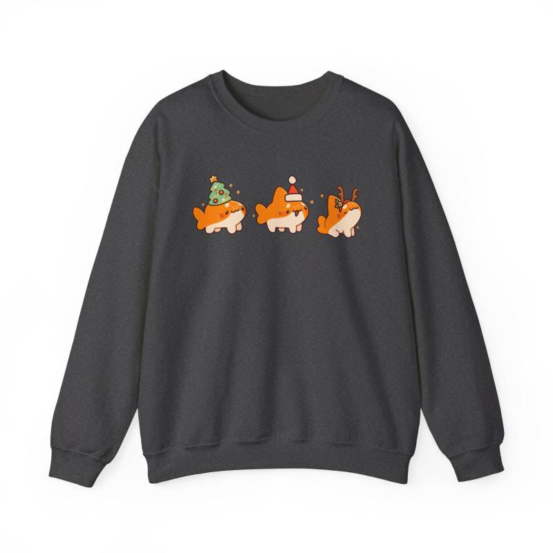 Taco The Sharkie Christmas Sweatshirt - Unisex von lemonscribs