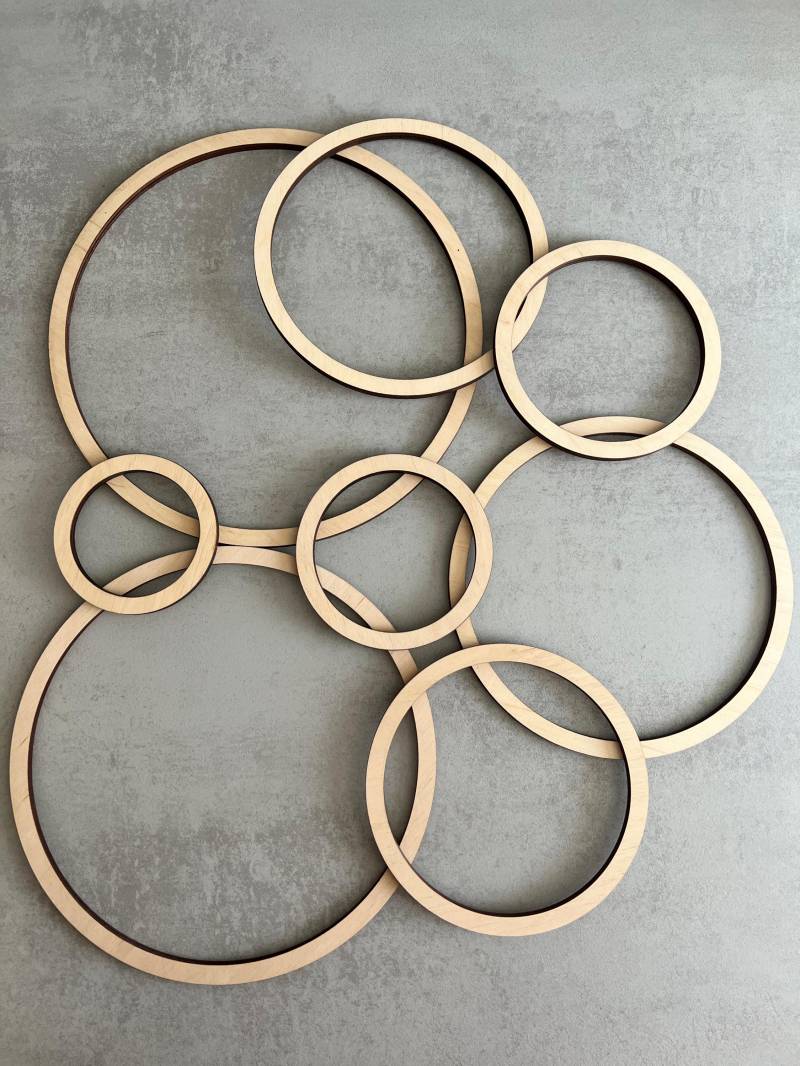 Makramee Holzringe/ Dekoringe von lenalovesknitting