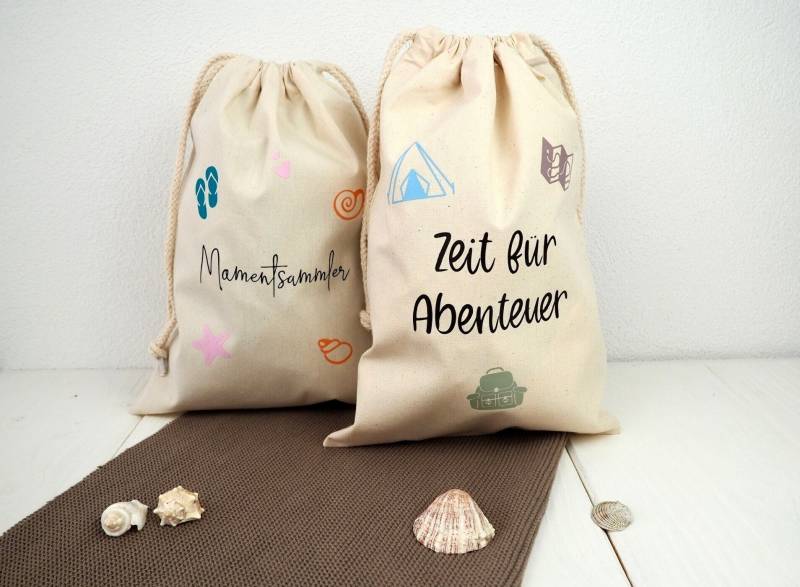 Beutelchen Für Urlaubserinnerungen Aus Bio-Baumwolle | Reisebegleiter Täschchen Reiseerinnerungen Geschenkidee Reiselustige Beutelchen Für Urlaubserinnerungen Aus Bio-Baumwolle | Reisebegleiter Täschchen Reiseerinnerungen Geschenkidee Reiselustige von lenaplotterliebe