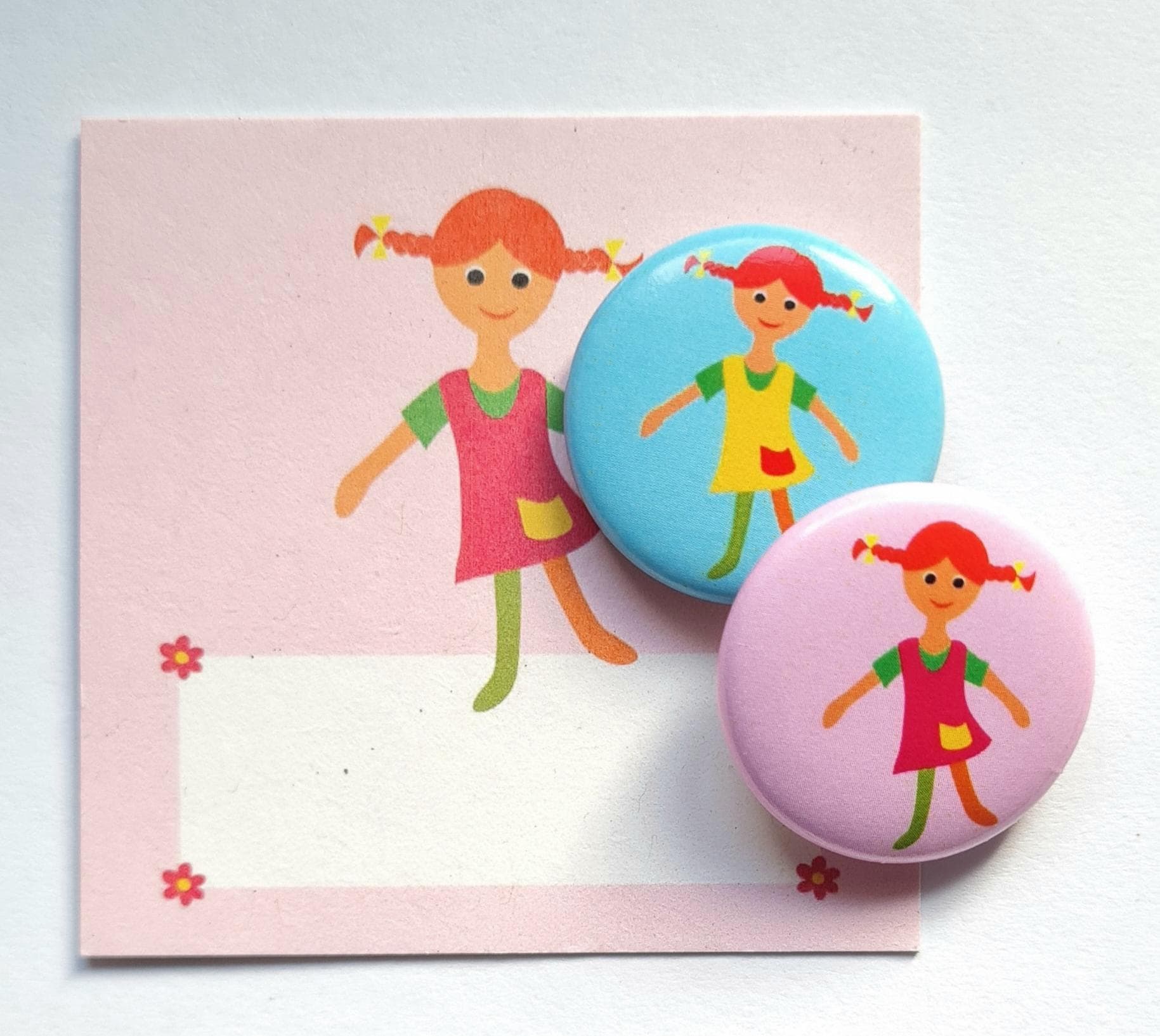 2Er-Set Button "Püppchen', Mini, Ø 25mm, Rosa Und Blau. Mitbringsel, Mitgebsel, Giveaway Kindergeburtstag 2Er-Set Button "Püppchen', Mini, Ø 25mm, Rosa Und Blau. Mitbringsel, Mitgebsel, Giveaway Kindergeburtstag von lenettiDE